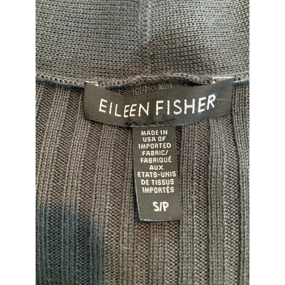 Eileen Fisher Sleek Tencel Lyocell Rib Long Cardigan size small * wom266 - Picture 8 of 12